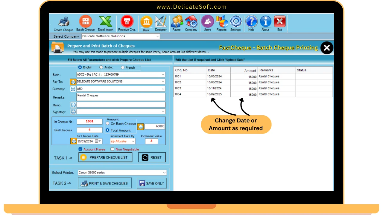 batch cheque printing software