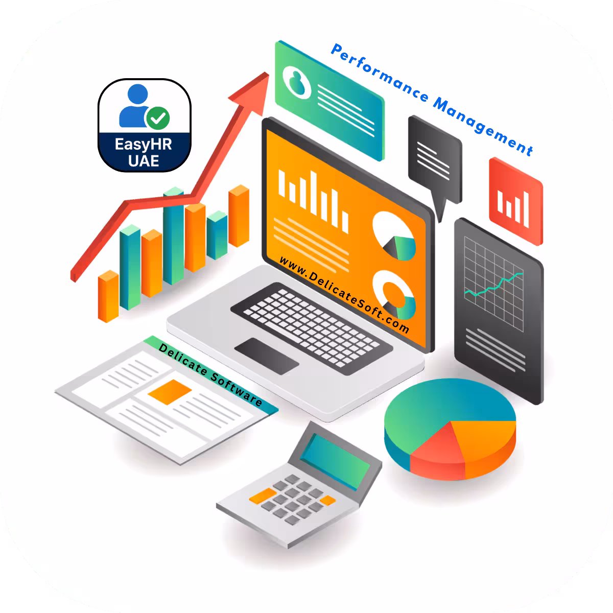HR system with performance management in UAE