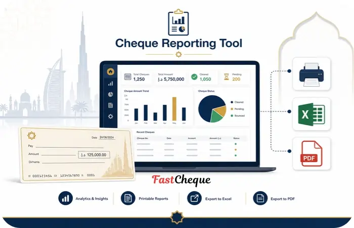 Cheque reporting tool