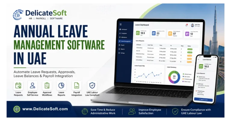 Annual leave management software in UAE by Delicate Software Solutions