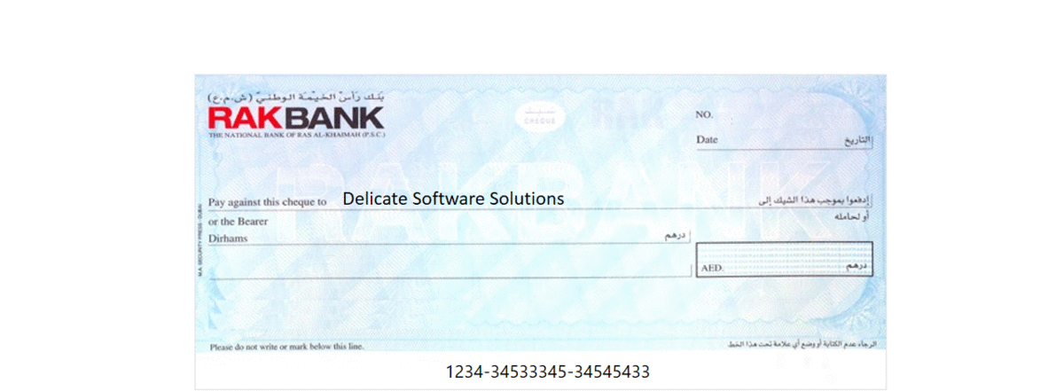 best way to print cheque