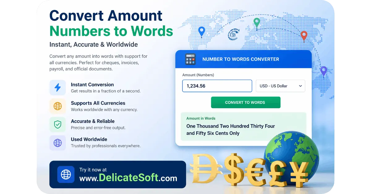 Number to Words Converter | Convert Numbers to Words Online
