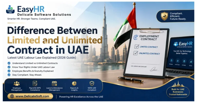Difference between limited and unlimited contract in UAE