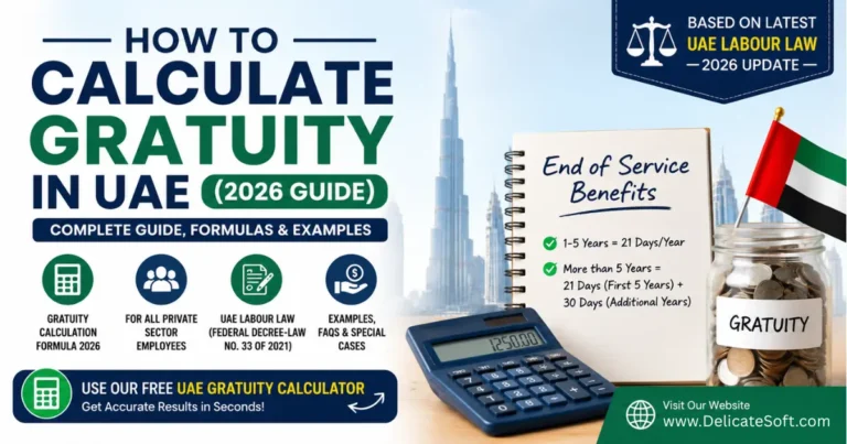 how to calculate gratuity in uae